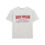 Letter Printed Round Neck Short Sleeve (Women's)