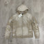 VALLEY Khaki Gradient Embroidery Lightning‑Sleeve Zip‑Up Hoodie Unisex Oversized Jacket