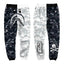 BAPE Camo Shark Sweatpants – Black & Grey Streetwear Joggers