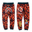 BAPE Orange Camo Shark Sweatpants – Graphic Streetwear Joggers