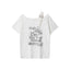Fashion letter short sleeves