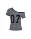 Retro striped short sleeves