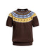 Retro knit short sleeve