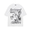 Retro letter short sleeves