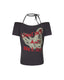 Distressed Slim-Fit Short-Sleeve Top