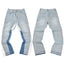 Gallery Dept. Distressed Heavy Paint Splatter Washed Black Denim Jeans