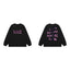 Anti Social Social Club Dragon Pink Logo Long Sleeve T-Shirt - Black