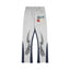 Gallery Dept. "DEPT." Tribal Star Graphic Contrast Panel Sweatpants - Heather Grey