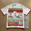 VALEFOREVER White Martin Luther King Peace I Have A Dream Retro Graphic T-Shirt