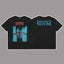 Revenge Red & Blue Body Graphic Short Sleeve T-Shirt