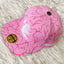 Hellstar Pink Crackle Pattern Flat Brim Cap
