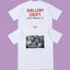 Gallery Dept. Newspaper Collage Graphic Short Sleeve T-Shirt - White/Red