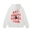 Anti Social Social Club Spider Red Logo Hoodie - White