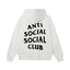 Anti Social Social Club Classic Logo Hoodie - White/Black