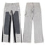 Gallery Dept. Paint Splatter & Knee Patch Vintage Black Denim Jeans
