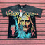 Valleydream Black Washed Portrait Statue Liberty Vintage T-Shirt