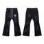 Hellstar Black Distressed Flare Pants