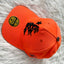 Hellstar Orange Black Flame Star Flat Brim Cap