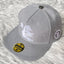 Hellstar Grey Flame Embroidery Flat Brim Cap