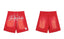 Hellstar Red Cursive Script Shorts