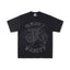 SAINT VANITY Winged Creature Graphic Short-Sleeve T-Shirt - Black / Charcoal