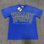 VALEFOREVER Blue Valley Sports Vintage Letter Graphic Short Sleeve T-Shirt