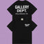 Gallery Dept. Hollywood Logo Short Sleeve T-Shirt - Black/White