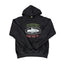 Corteiz “Alcatraz” Black Hoodie — Vintage Island Graphic on Oversized Streetwear Pullover