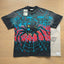 VALEFOREVER Black Washed Spider Valley Fest Retro Graphic T-Shirt