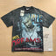 VALEFOREVER Dark Grey Washed 199X Golden Era Portrait Retro Graphic T-Shirt