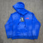 Hellstar Blue Distressed Print Pullover Hoodie