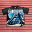 Valleydream Black Blue Abstract Car Art Vintage Graphic T-Shirt