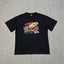 Corteiz “Rules The World” Racing Car Graphic Black T-Shirt — Retro Automotive Print on Oversized Streetwear Tee
