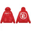 Hellstar Red White Line Hoodie