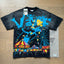 VALEFOREVER Black Washed Carnival Ferris Wheel Valley Fest Vintage Graphic T-Shirt
