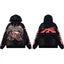 Hellstar Black Red Two Tone Hoodie