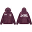 Hellstar Burgundy Logo Zip Hoodie