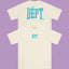 Gallery Dept. Arch Logo Short Sleeve T-Shirt - Cream/Cyan