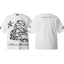 Hellstar White Leopard Snake Graphic Tee
