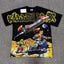 VALEFOREVER Black Space Rocket Sci-Fi Retro Graphic Short Sleeve T-Shirt