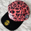 Hellstar Red Leopard Black Brim Flame Star Flat Brim Cap