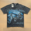 VALEFOREVER Black Washed Valley Dreams Hip Hop Portrait Vintage Graphic T-Shirt