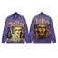 VALLEYDREAM Purple Valley Of Fortune Vintage Portrait Long Sleeve T Shirt