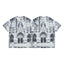 Gallery Dept. Gothic Architecture Graphic Short Sleeve T-Shirt - Black/White