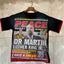 Valleydream MLK Peace Portrait Vintage Ringer Tee Black Red