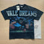 VALEFOREVER Black Washed Vale Dreams Basketball Player Vintage Graphic T-Shirt