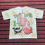 Valleydream White Summer Dreams Retro Stained Vintage T-Shirt