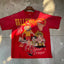 Valleydream Red Summer Cartoon Character Vintage Graphic T-Shirt