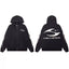 Hellstar Black Classic Logo Zip Hoodie