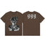 Revenge x Juice WRLD Brown Portrait & 999 Short Sleeve T-Shirt